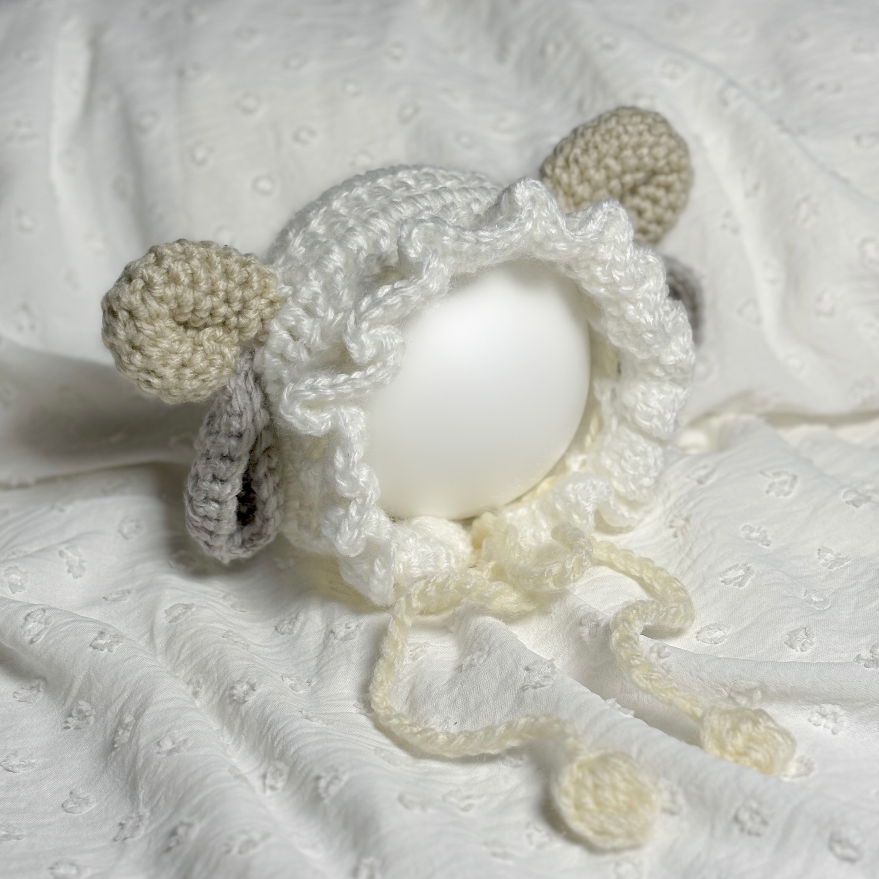 はむたぬき様オーダー　羊ボンネット はむたぬき様オーダー 羊ボンネット はむたぬき様オーダー 羊ボンネット