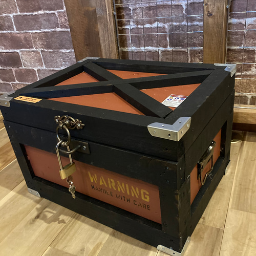 自作　男前ボックス コンパクトサイズで登場‼️インダストリアルカスタマイズver