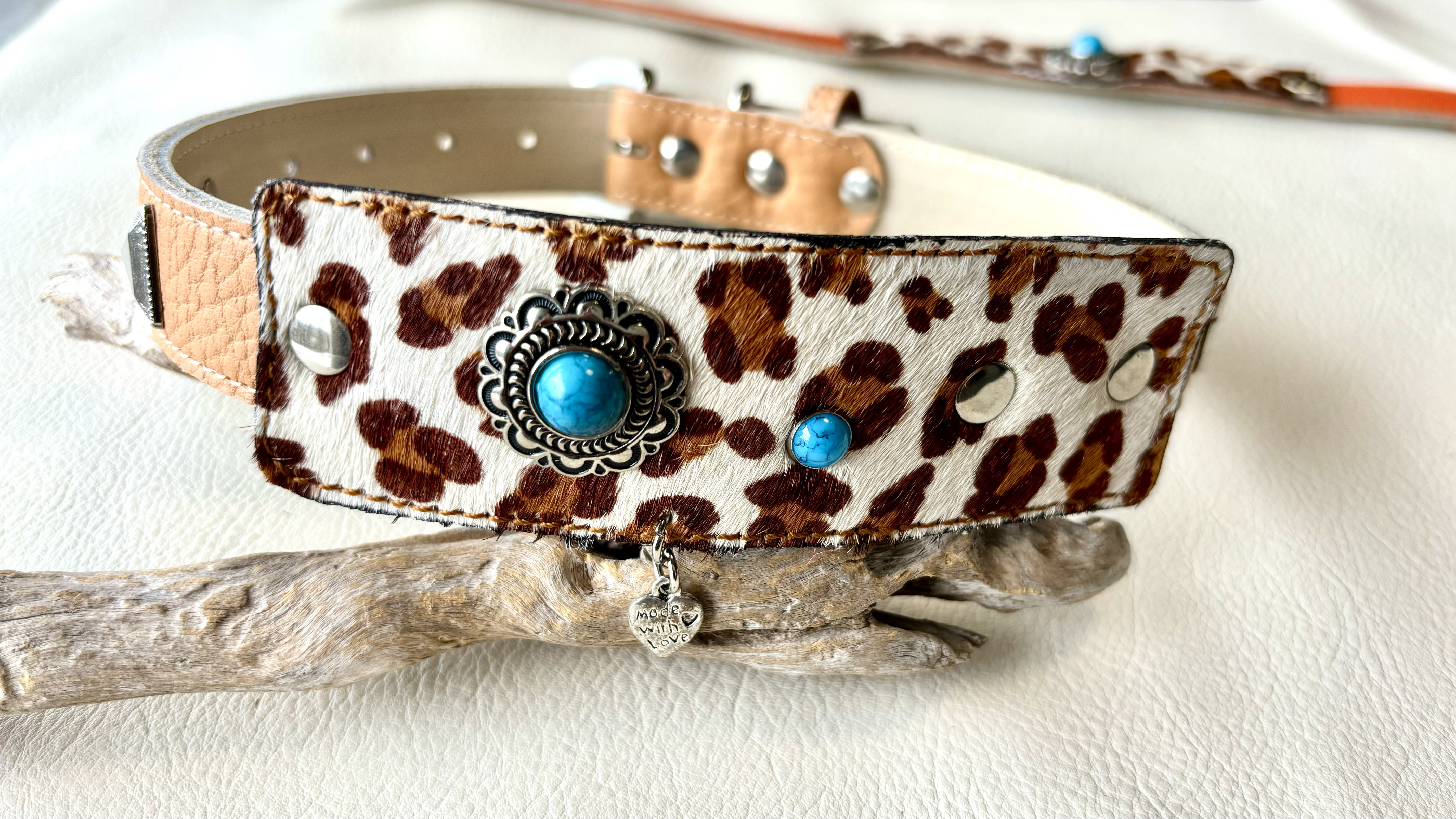 2400 レザーわんこ犬の首輪