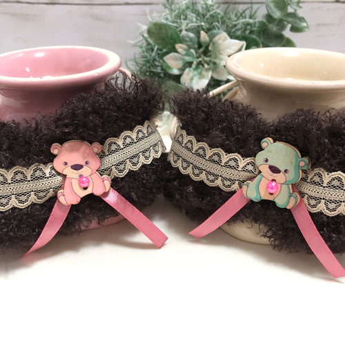 8-77」トリミングチョーカー ハンドメイドトリミングチョーカー