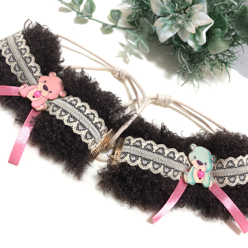 トリミング用チョーカー キラキラビジューの和風チョーカー【20個入り】 Pet choker Dog collar