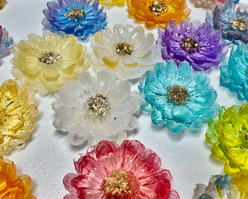 メル30077様お取り置きです。Ｎｏ．367 ハート 薔薇 レジン マグネット お花のマグネット レジン 磁石 フラワー プレゼント プチギフト