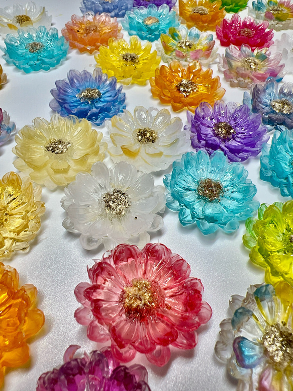 お花のマグネット レジン 磁石 フラワー プレゼント プチギフト
