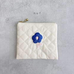moon*♡   ウエイト枠   刺繍イニシャルポーチ♡ Mei様 専用♡ ウエイト枠 刺繍イニシャルポーチ♡ - メルカリ