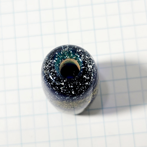 とんぼ玉＊＊蜻蛉玉＊純金銀箔込＊＊ハンドメイドガラス＊4801