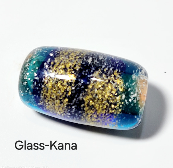 極希少江戸後期◆とんぼ玉（蜻蛉玉）『青』大変美しく細かい細工 練硝子盛付け花柄 極希少江戸後期◇とんぼ玉（蜻蛉玉）『青』大変美しく細かい細工