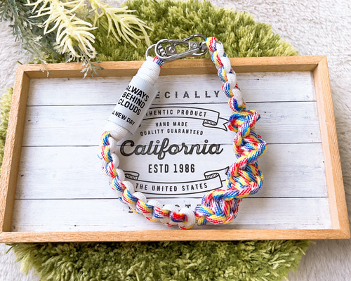 パラコードストラップ（ぷぅ★プロフ先必読願★） 一部店舗・WEB限定＞【Ball&Chain】パラコードストラップⅡ