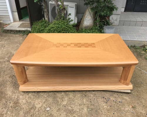 大型こたつタモ150日本製・ヒーター別売り 楕円こたつ150日本製・ヒーター別売り こたつ kotasanuki 通販