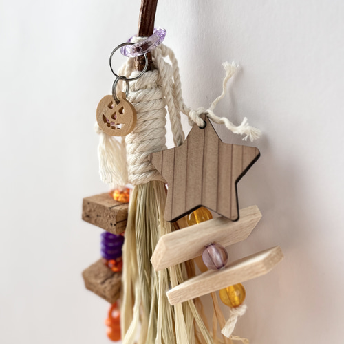 鳥のおもちゃ ☆ハロウィン 魔女のほうき☆【鳥 インコ おもちゃ