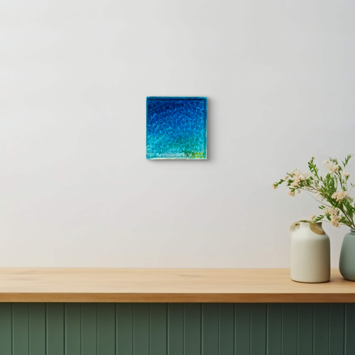 アートパネル② yuji hamamura現画販売 アートパネル NO.2 ブルーウォーター 20