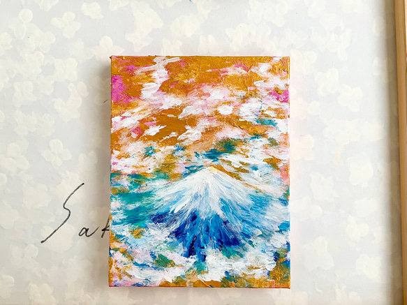 空から眺める富士山 art 原画 絵画 むらいさき 通販 18285692｜Creema