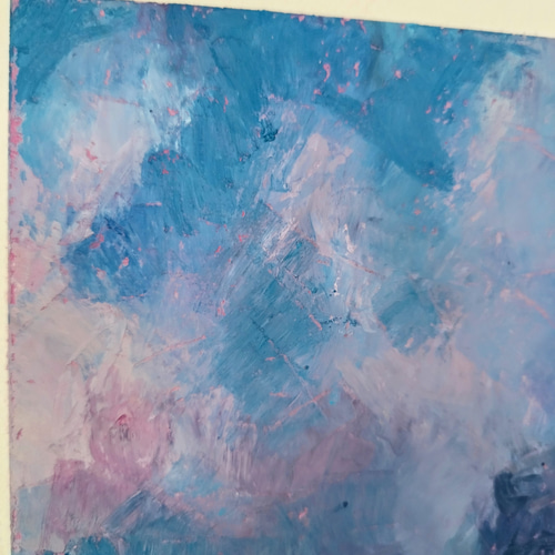 Oil pastel/オイルパステル/パステル画/原画/風景画/A4/一点物 Oil pastel/オイルパステル/パステル画/原画/風景画/A4/一点物