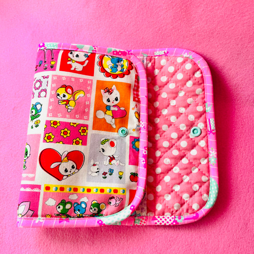 昭和レトロアニマル「ハニーチューン」の母子手帳ケース 手帳ケースに