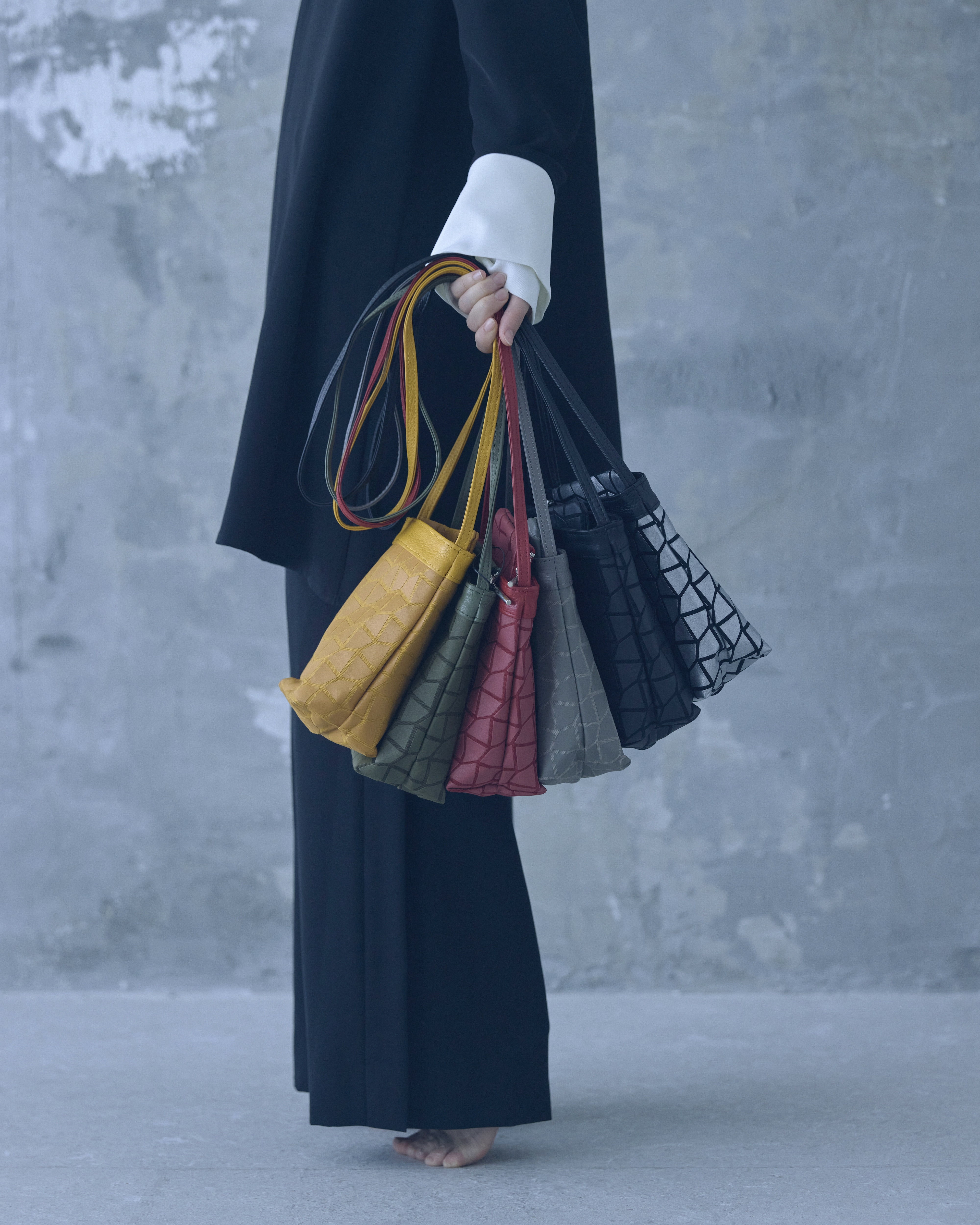 ショルダーバッグ・ポシェット Family Print Sicily Tote Bag miniministore ポーチ付きショルダーバッグ ポシェット