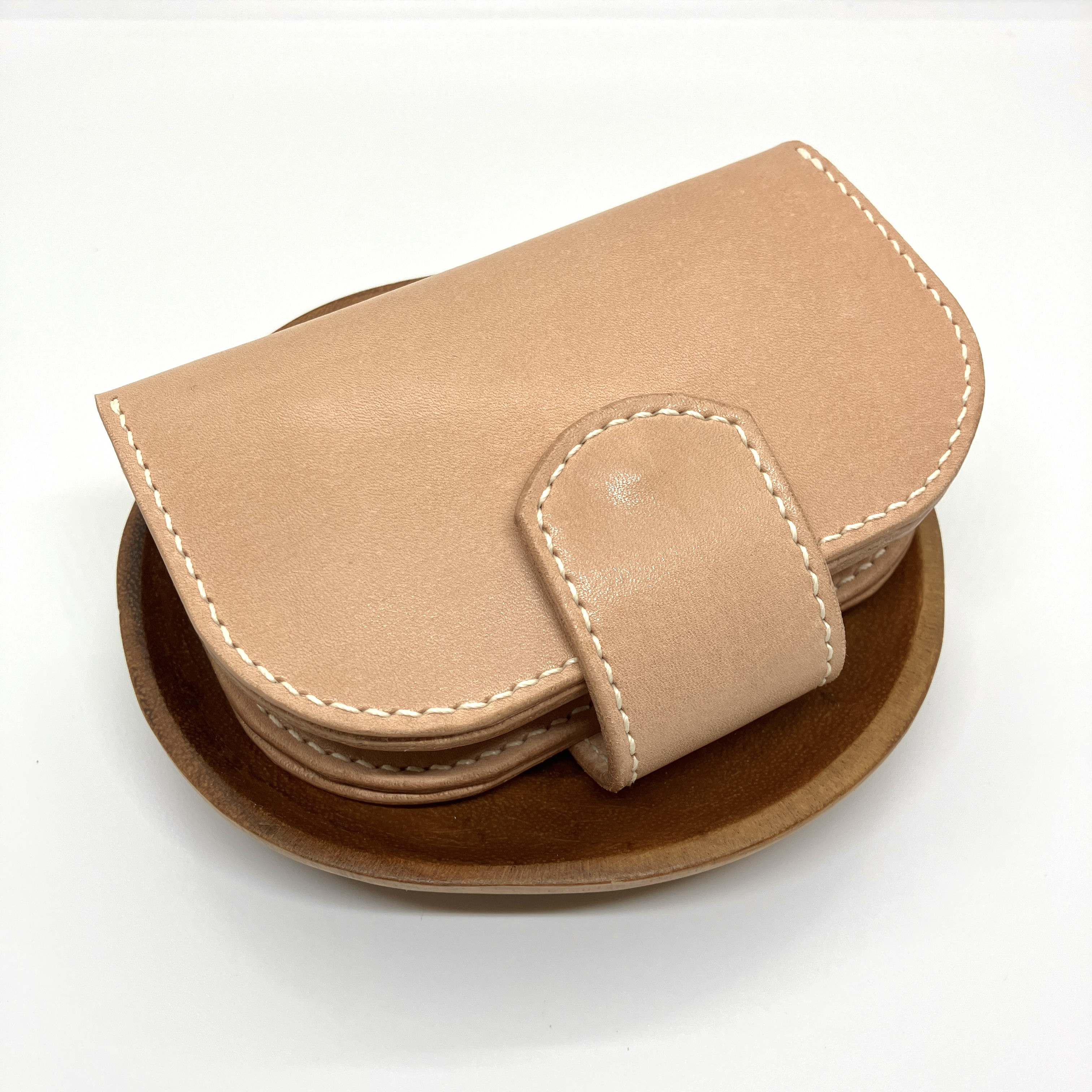 二つ折り財布 No.496レザー　ショートウォレット
