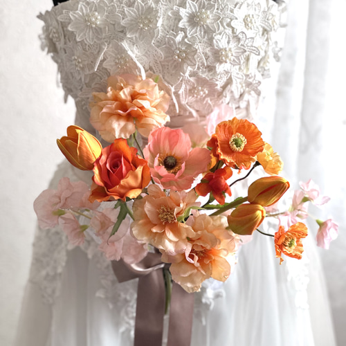 autumn wedding(ブーケ・チューリップブーケ・秋ブーケ・造花
