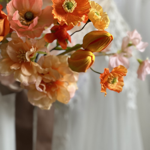 autumn wedding(ブーケ・チューリップブーケ・秋ブーケ・造花