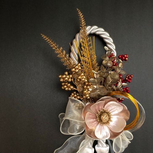 お正月ハンドメイド2025】 しめ縄 しめ飾り 高級タッセル 新作 しめ縄