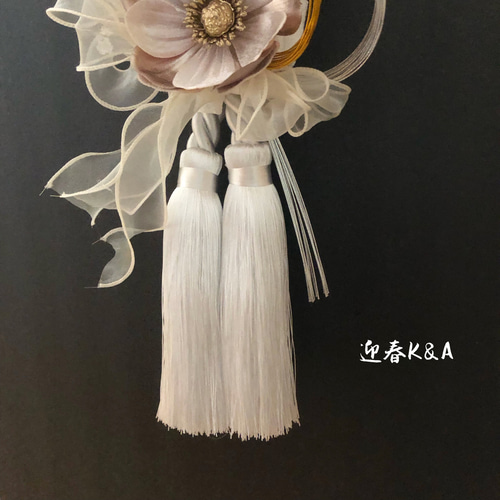 お正月ハンドメイド2025】 しめ縄 しめ飾り 高級タッセル 新作 しめ縄