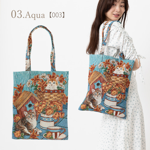 新柄あり【オーダー用】猫柄バッグ トートバッグ TB180322 竹久夢二「黒猫」柄 | 小物,バッグ,トート