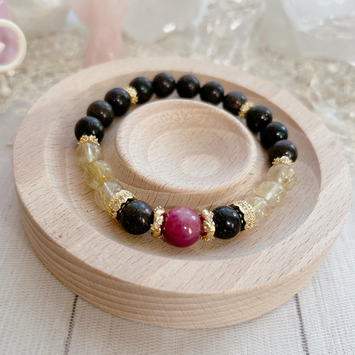 ★マルチカラーマトリクスオパール バングル ブレスレット②(SA+) マトリックスオパール ブレスレット