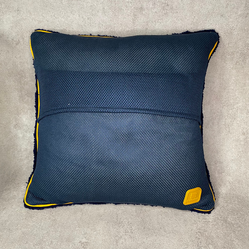ネイビー クッションカバー 2枚 クッションカバー 麻混 ネイビー※カバーのみ | クッション 通販
