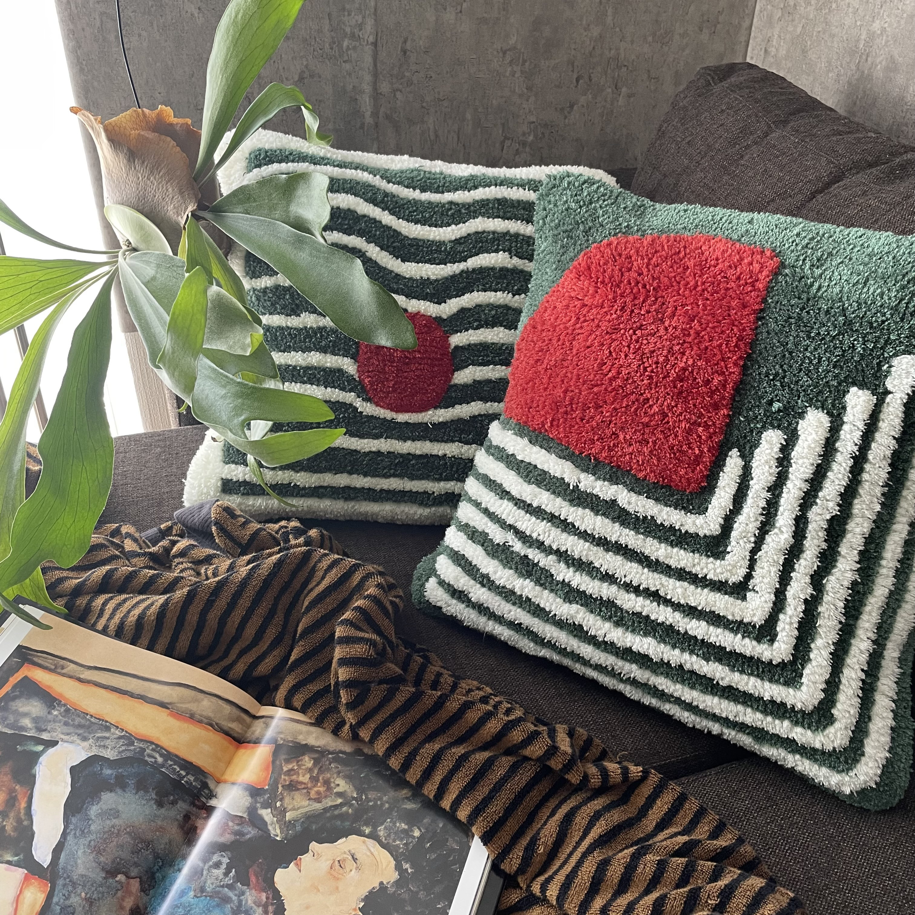 座布団 マット ラグ 毛皮 クッション シルバーフォックス 高級 2枚