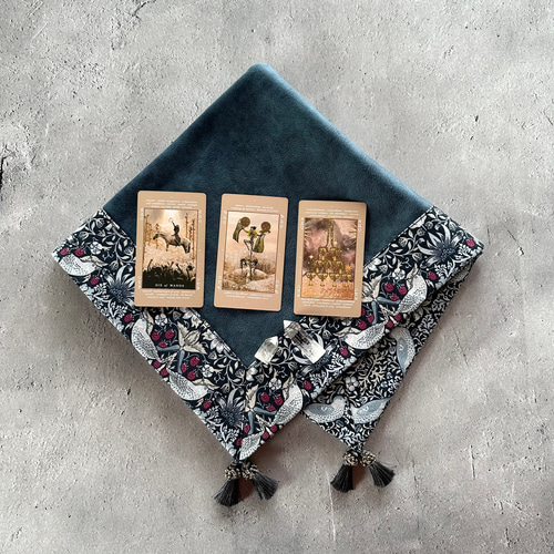 ウィリアムモリス ハンドメイドタロットクロス Made in JAPAN