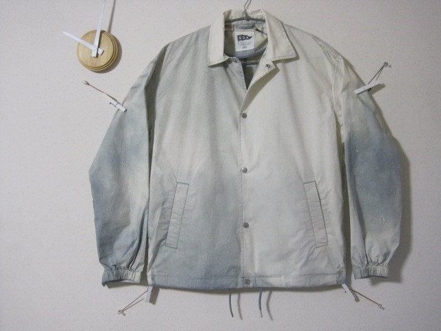 １点　コーチジャケット　バックゼッケン【39】薄手コットン　スナップボタン／ドローコード／ワークジャケット／秋／羽織