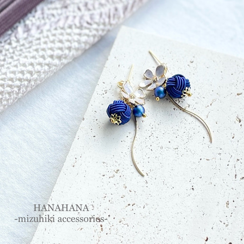 可憐】水引のピアス／イヤリング ピアス（その他） HANAHANA 通販 