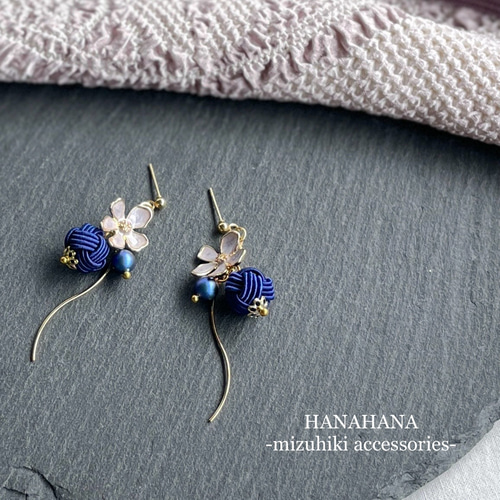 可憐】水引のピアス／イヤリング ピアス（その他） HANAHANA 通販