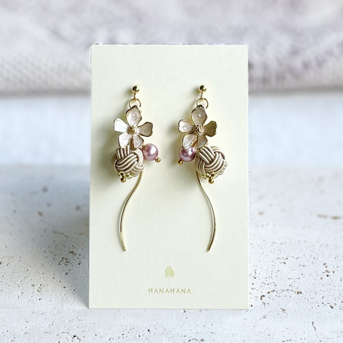 可憐】水引のピアス／イヤリング ピアス（その他） HANAHANA 通販