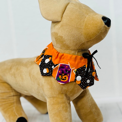 スタイ、ハロウィン限定スイートロリータ(パープル)わんちゃん猫ちゃん用 スタイ、ハロウィン限定スイートロリータ(パープル)わんちゃん猫