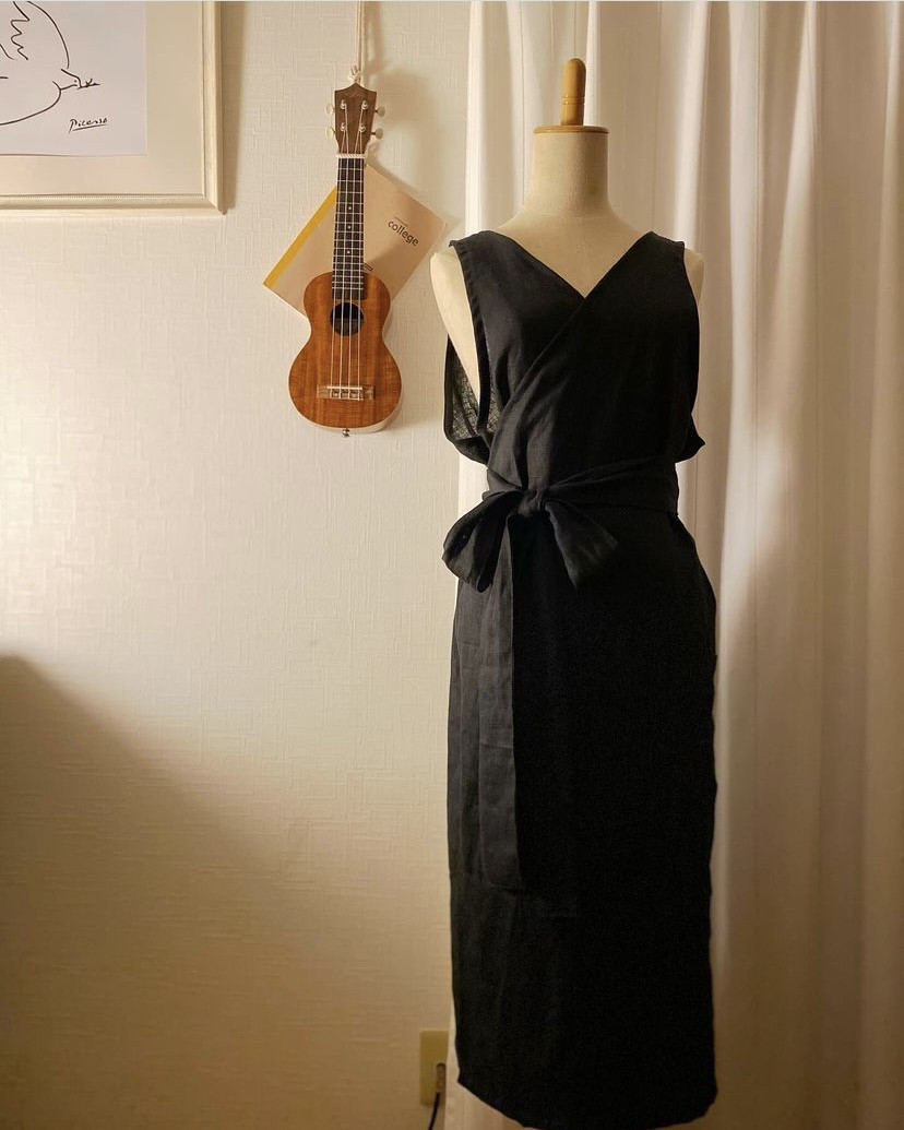 ハンドメイド　エプロン　カシュクール　専用 日本製 和柄 前合わせ エプロン レディース 女性 和装 カフェ