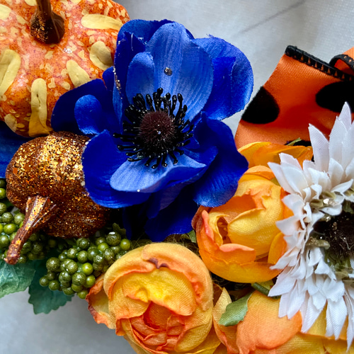 ❤︎あいぞうさま専用❤︎特大ハロウィンリース　フラワーリース　アーティフィシャル ❤︎あいぞうさま専用❤︎特大ハロウィンリース フラワーリース