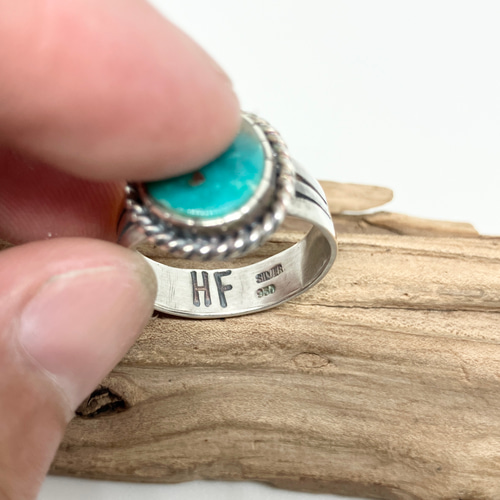 キングマン ターコイズ シルバー リング 指輪 22号 #インディアンジュエリー ネイティブアメリカン 925 指輪・リング HF silver  craft 通販｜Creema(クリーマ) 18386018
