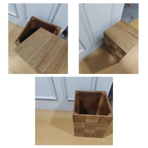 サイドテーブル 無垢材 ヴィンテージ調 机 ディスプレイ棚 収納 アート