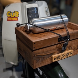 フロントバスケット フロントカゴ 木箱 ウッドボックス （検 自転車