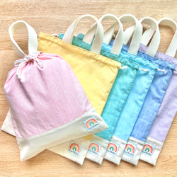 入園入学準備 ハニーチューン 体育着袋 お着替え袋 巾着袋