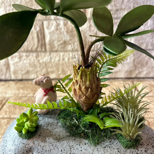 光触媒 人工観葉植物 ココナッツヤシ15082 ヤシ（アレカ・フェニックス・パーム） | プレミアム光触媒