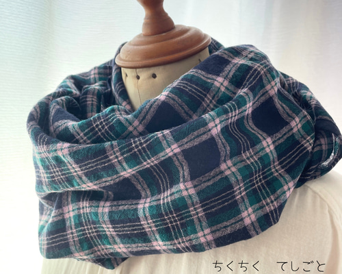 残り一点 ストールにもなるウールガーゼの風呂敷 大判風呂敷