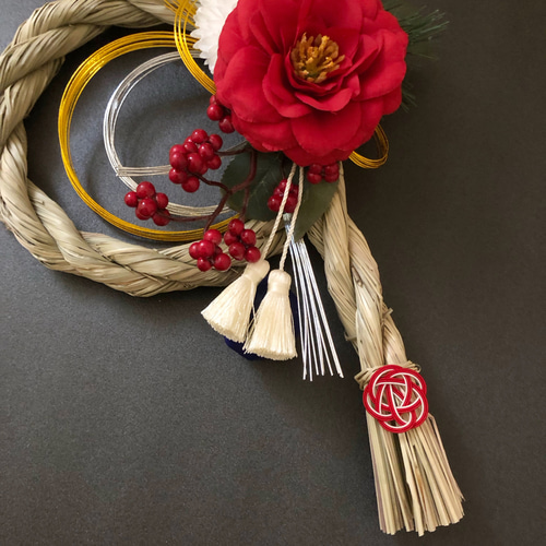 お正月ハンドメイド2025】しめ縄 しめ飾り お正月飾り 新作 しめ縄