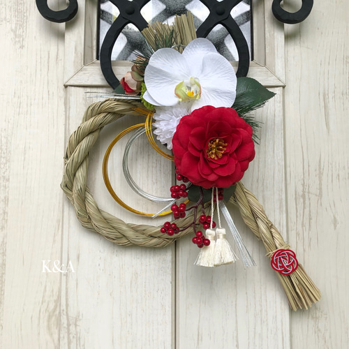 お正月しめ飾り しめ縄＊ハンドメイド お正月ハンドメイド2025】しめ縄 しめ飾り お正月飾り 新作 しめ縄