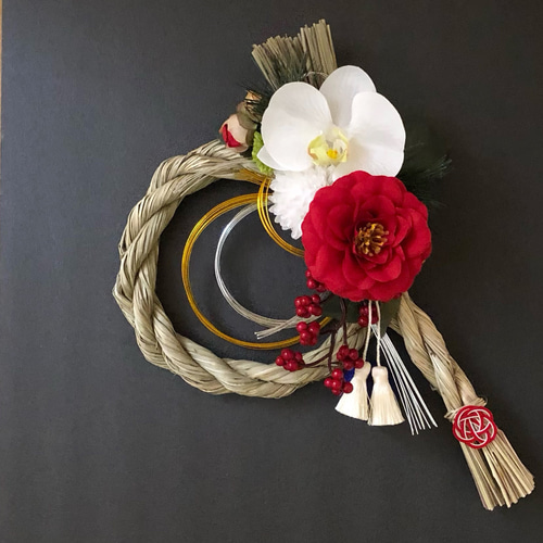 お正月ハンドメイド2025】しめ縄 しめ飾り お正月飾り 新作 しめ縄