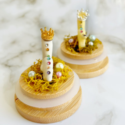 《送料無料》１年中飾られる☆ にっこり 白 ヘビ 2025年 【干支飾り】巳年生まれの方へのプレゼント　縁起物　干支 9枚目の画像