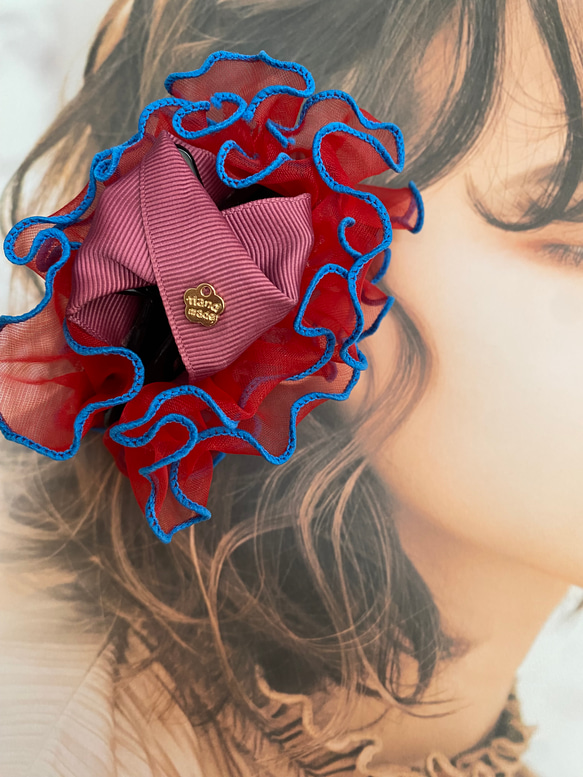 可愛くなり過ぎないロングタッセルヘアゴム No.550