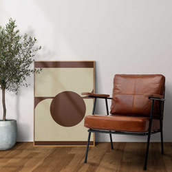 秋のアートポスター、バウハウス、シンプルスタイルやモダン