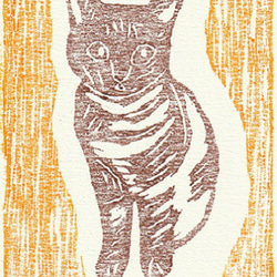 小さな額絵・ねこ/912 2枚目の画像
