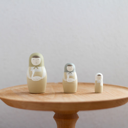 しろいとりマトリョーシカ その他人形 chaki 通販 18290097｜Creema