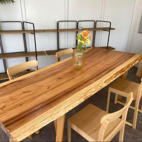 樹齢300年 紀州杉 一枚板 杉 ダイニング テーブル モンキーポッド 樹齢